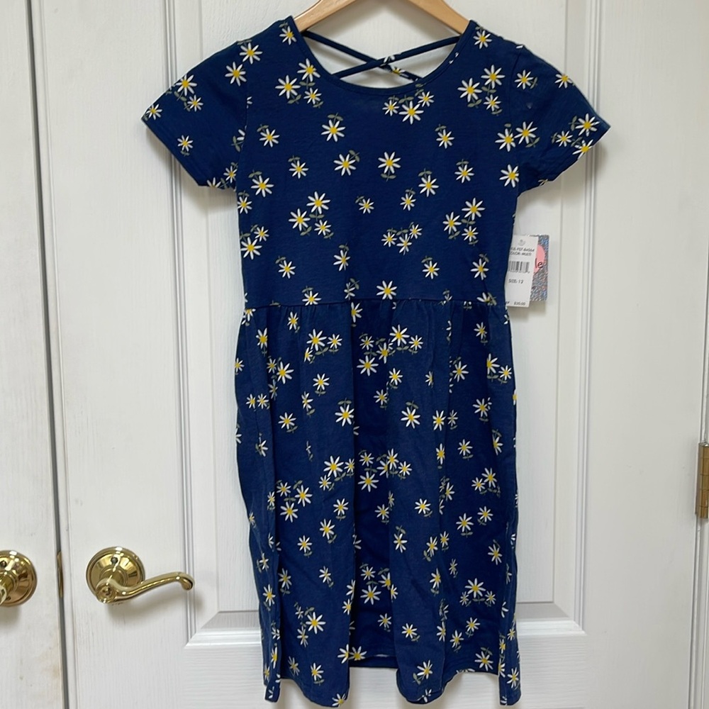 Freestyle navy flower print dress